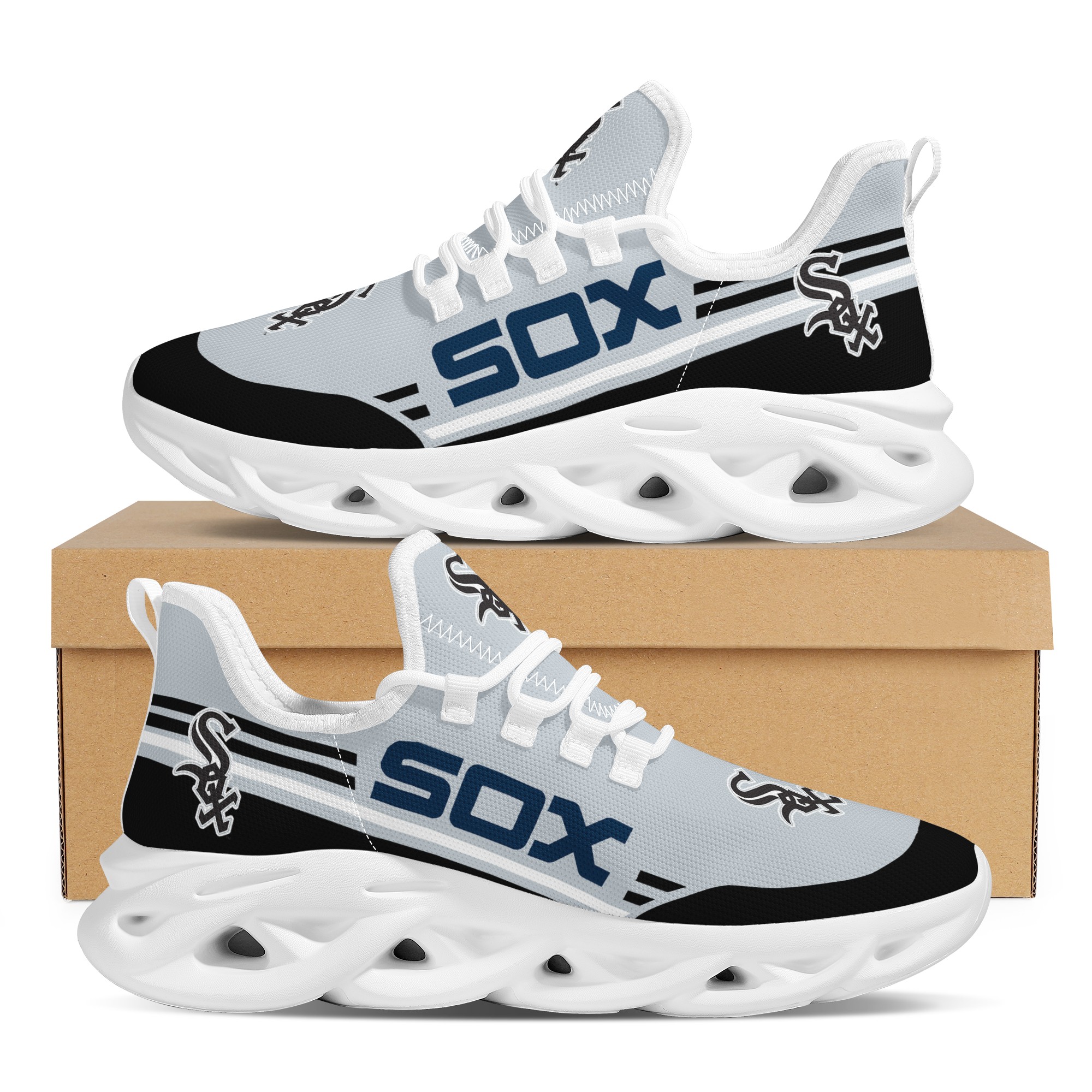 Women's Chicago White Sox Flex Control Sneakers 002
